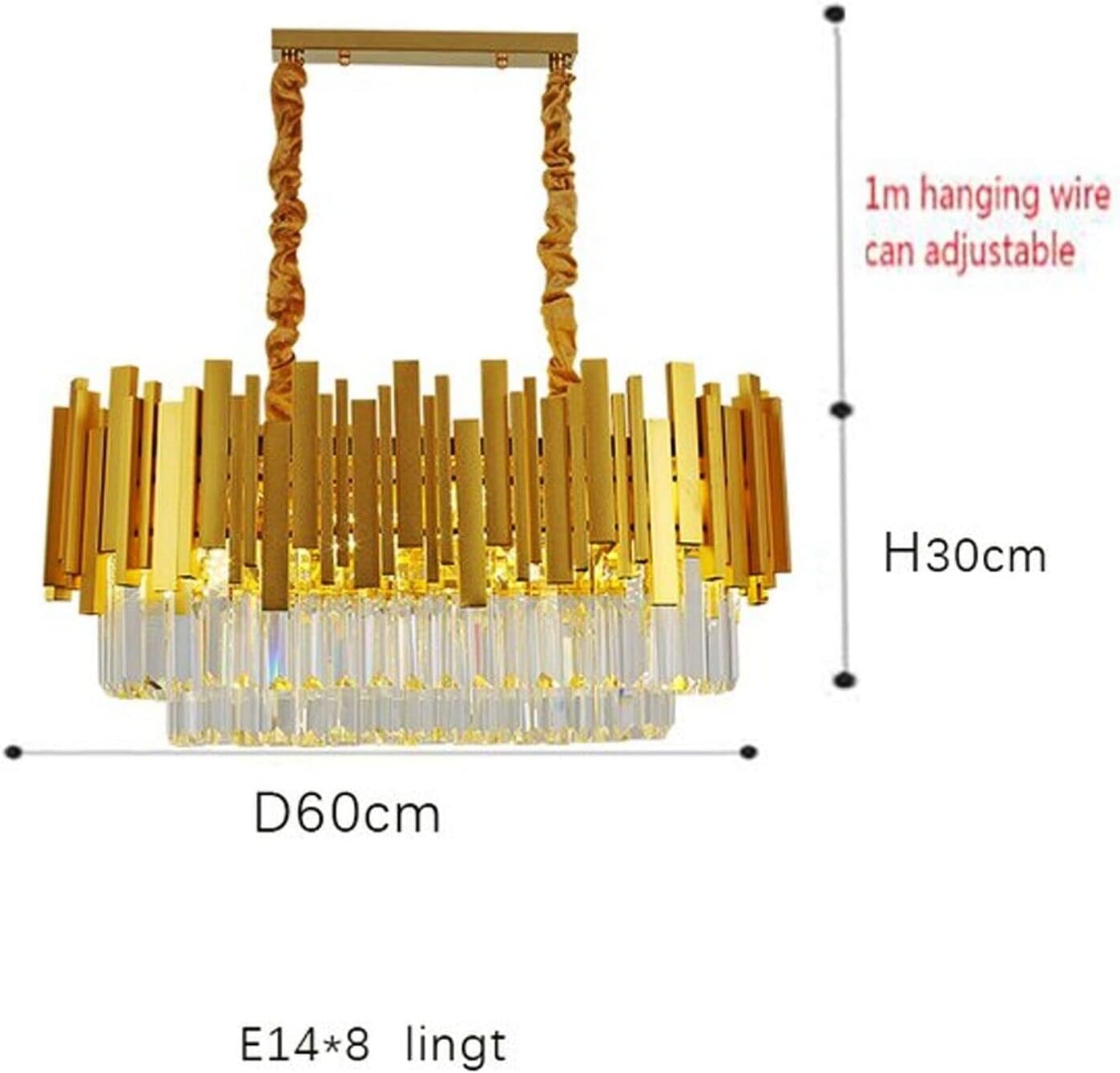 Gold Crystal living room Chandelier~4117