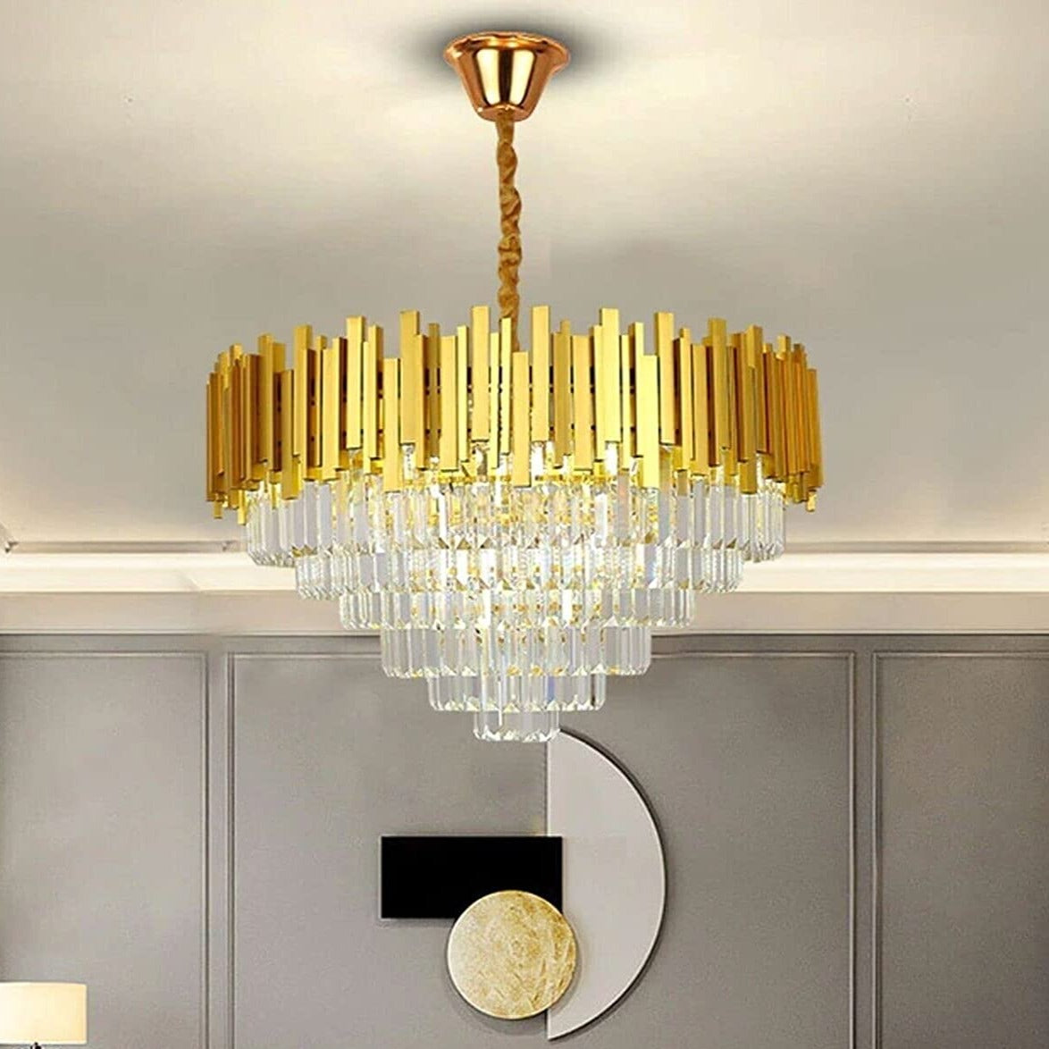 Gold Crystal living room Chandelier~4117